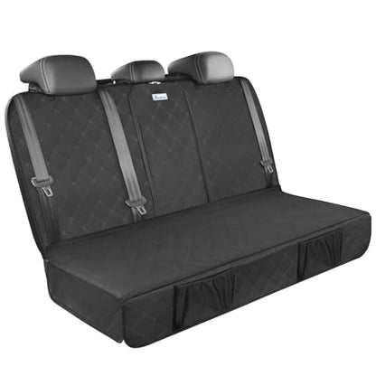 ALLANSING Upgraded 900D Heavy Duty Dog Back Bench Seat Cover for Large SUVs, Car Seat Protector, Seatbelt & Armrest Compatible, Waterproof & Non‑Slip for Dogs & Kids - size: Large-56"W