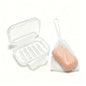 Soap Holder Container, Portable Bar Soap Saver Scrubber Case for Bathroom and Kitchen (Transparent) - color: Transparent