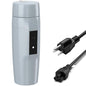 Portable Electric Kettle Boiler, Small Electric Travel Kettle, 300W Fast Water Heater, Mini Electric Tea Coffee Mug for Hotels/Offices/RVs, Automatic Shut-Off & Restart, Elegant Gray - color: Gray 110V/350ml