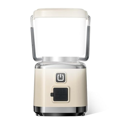 Allspark LED Camping Lantern Rechargeable,1500LM 4 Light Modes Magnetic Camping Lights,Bright Portable Home Lantern, IPX4 Waterproof Tent Lights for Hiking,Power Outages,Emergency,Hurricane(White)
