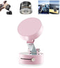 Oudvaker Foldable Magnetic Vacuum Phone Holder, 360° Electric Suction Car Mount, Double-Sided Swivel Stand for Car, Mirror, Gym, Kitchen, Hands-Free Portable Phone Holder (Pink) - color: Pink