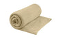 Sea to Summit Tek Towel, Plush Camping and Travel Towel - color: Desert Brown, style: X-Large