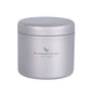 Boundless Voyage Titanium Small Tin Can Box Canister Tea Tins Coffee Tins Food Storage Container for Tea,Coffee, Herb, Candy, Chocolate, Sugar, Spices, Beans - color: Ti3208D-80ml 1pcs