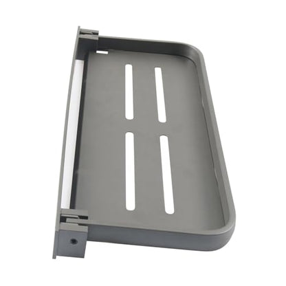 Aluminum Fold Down Wall Shelf for Motorhomes Essential Space Saving Storage Solution for Kitchen Living Area Bedroom Use