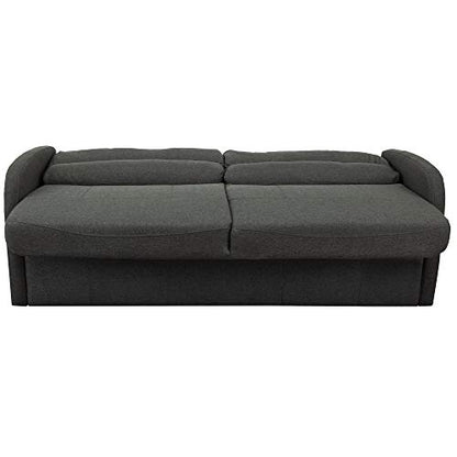 RecPro 70" RV Jack Knife Sofa w/Arms | RV Sleeper Sofa | RV Couch | RV Living Room (Slideout) | Camper Furniture (Fossil) - color: Fossil