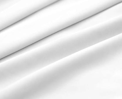 Luxury 4 Piece Rv King Sheet Set, Ultra Soft Microfiber Sheets with Deep Pockets, Fits Mattresses up to 15 Inches, 72" x 80", White Solid