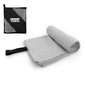 Travel Body Towel L Size Microfiber Quick Dry Lightweight for Men Women Camping Hiking Beach Swimming Pool Yoga Mat Towels(Light Grey, 1 Pack L) - color: Light Grey, size: 1 Pack L