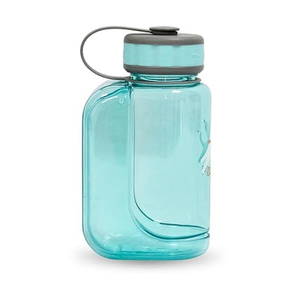 OllyDog OllyBottle Tritan Water Bottle with Detachable Dog Bowl | BPA Free Leakproof | 20oz | Share Water with Your Dog | Hiking Travel Camping (600ML, Aqua Blue) - color: Aqua Blue, size: 600ML