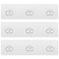 3 Pack Shower Caddy Adhesive Replacement, Strong Adhesive Hooks for Shower Caddy, Waterproof Adhesive Strips, No Drilling, for Bathroom Storage Shelves and Kitchen Racks - color: Transparent-3 Pack 3 Hooks