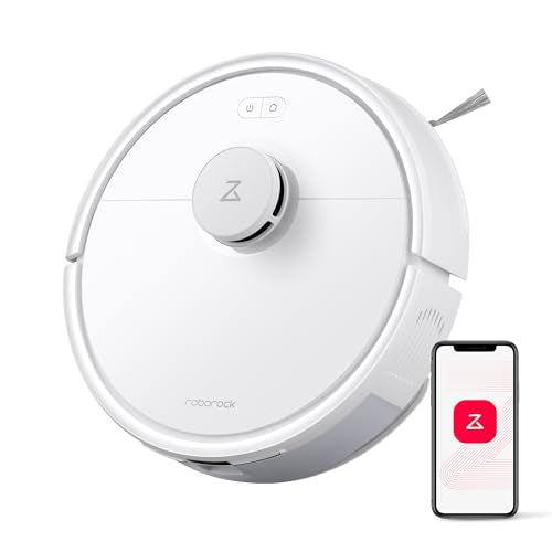 roborock Q7 L5 Robot Vacuum and Mop Combo, 8,000Pa Suction, Upgraded from Q5 Pro, Dual Anti-Tangle System, LiDAR Navigation, No-Go Zones, Self-Charging Robotic Vacuum Cleaner, White - color: White02
