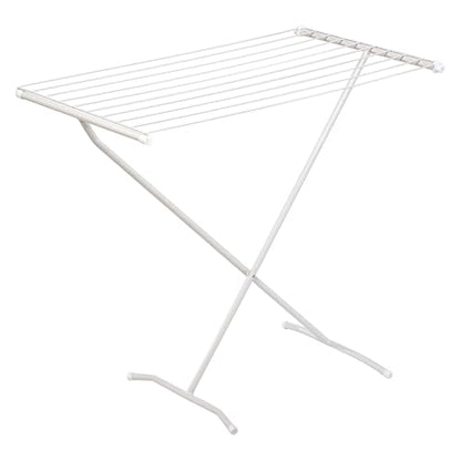 Honey-Can-Do Collapsible Clothes Drying Rack – Sturdy Metal X-Frame, Space-Saving Towel & Laundry Rack for Indoor/Outdoor Use, Foldable Design for Laundry Organization - style: X-Frame
