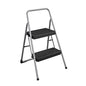 CoscoProducts COSCO 11137PBL1E 2 Household Folding Step Stool, ANSI Type 3, 200 lb Weight Capacity, Platinum