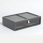 Pendaflex Stackable Drawer, Durable Plastic, Silicon Handles, Tinted Drawers, Single, Gray, 14" x 9" x 3.5", Large, 1 Piece (41794) - size: Large, Single