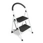 Big Red 2 Step Ladder, 400 lbs Ergonomic Folding Stool with Anti-Slip Pedal, Step Stool with Padded Handle for Kitchen, Household, Offices, ATRJZ9022BR, Torin - style: 2 Step Ladder