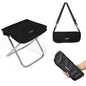 Lightweight Camping Stool 1.5lbs & Compact 12" - 350lbs Capacity! 3-Second Setup Portable Folding Stool with Shoulder Strap for Adults, Outdoor, Concert, Waiting in Line, Travel, Fishing & Camping