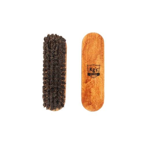 Kg's Premium Shoe Care Kit – Includes Cleaner, Suede Kit, Black & Brown Polish, Brushes, Applicators & Cloths for All Shoes - style: Shine and Brush Set
