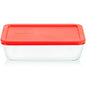 Pyrex Simply Store Glass Food Storage Container, Snug Fit Non-Toxic Plastic BPA-Free Lids, Freezer Dishwasher Microwave Safe, 6 Cup - size: 6 Cup