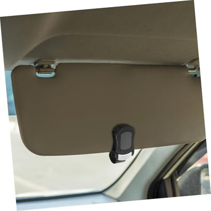 2pcs Car Visor Sunglasses Holder Multifunctional Eyeglasses Clip Organizer for Vehicles Secure Grip Design Fit for All Eyewear Stylish Auto Accessories for Drivers
