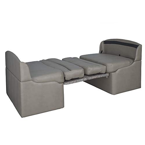 RecPro 36" RV Dinette Booth Set with Table and Leg | Two Dinette Booths (Putty, Luna Imperial) - color: Luna Imperial, size: Putty
