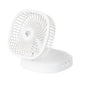 IRIS USA 5" Battery Operated Small Fan, 2 Speeds, D-Battery Powered, Compact Foldable Personal Fan, Portable Travel Mini Desk Fan, Home Office Bedside Picnic Camping Outdoor Use - color: White - Battery, style: Foldable
