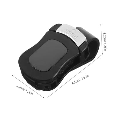 2pcs Car Visor Sunglasses Holder Multifunctional Eyeglasses Clip Organizer for Vehicles Secure Grip Design Fit for All Eyewear Stylish Auto Accessories for Drivers
