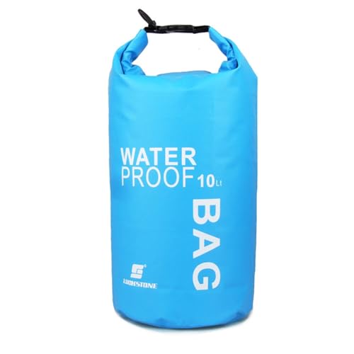 2-liter waterproof dry bag, roll-top compression bag, backpack gear dry bag, suitable for storage and various outdoor activities.