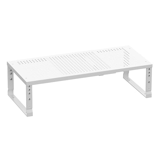 Cabinet Shelf,Expandable Adjustable Stackable Kitchen Organizer,for cabinets, Kitchens, countertops, bathrooms Shelf Organizer(1Pack/White,Large) - color: White, size: 1 PACK/WHITE/LARGE