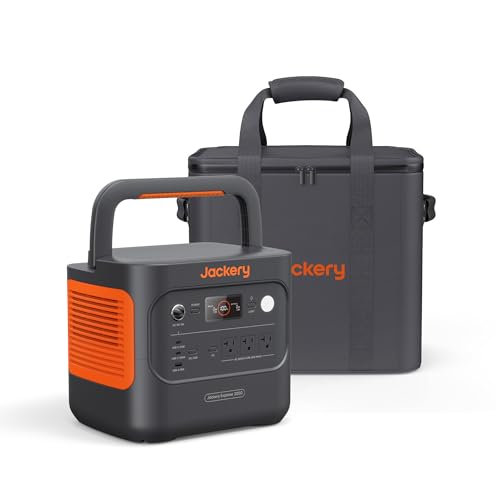 Jackery Explorer 2000 v2 and Carrying Bag, 2042Wh LiFePO4 Battery, 2200W AC Output, 1 Hour Fast Charging for Emergencies, Power Outages, Camping - style: Explorer 2000 v2+Carrying Bag