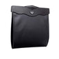 Car Leather Trash Bag Smart LED Waterproof Organizer Storage Garbage Can (Black) - color: Black