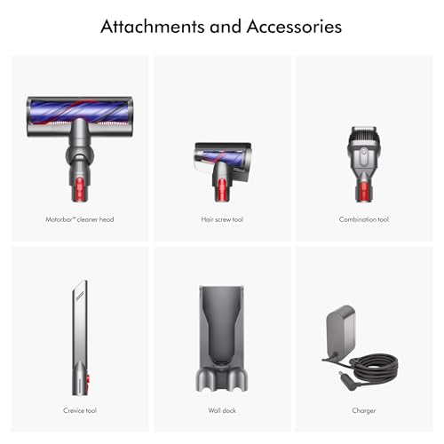 Dyson V11 Cordless Vacuum, 185AW, 3 Power Modes, Up to 60 Minutes,² Deep Cleans Hard Floors and Carpets, Detangles pet Hair, Converts to Handheld - style: V11