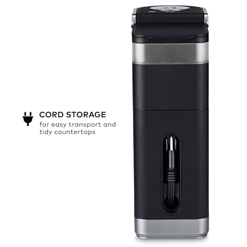 Keurig K-Mini Plus Single Serve K-Cup Pod Coffee Maker, with 6 to 12oz Brew Size, Stores up to 9 K-Cup Pods, Travel Mug Friendly, Matte Black - color: Matte Black