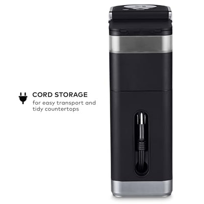 Keurig K-Mini Plus Single Serve K-Cup Pod Coffee Maker, with 6 to 12oz Brew Size, Stores up to 9 K-Cup Pods, Travel Mug Friendly, Matte Black - color: Matte Black
