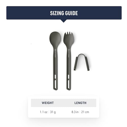 Sea to Summit Frontier Ultralight Cutlery Set, Long Handle Spoon and Spork - style: Long Handle Spoon & Spork