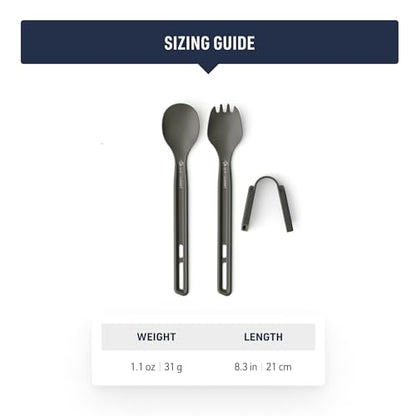Sea to Summit Frontier Ultralight Cutlery Set, Long Handle Spoon and Spork - style: Long Handle Spoon & Spork