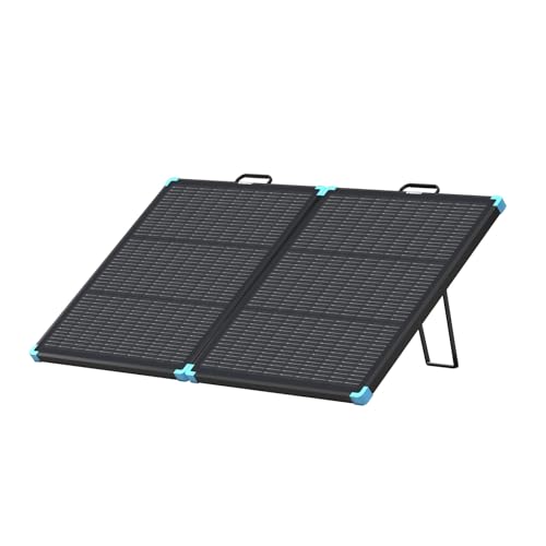 Renogy 100W Portable Solar Panel Suitcase, 25% High Efficiency N-Type Foldable Solar Charger for Power Station, Durable for Decades, 19% Lighter with Kickstands, for RV Camping Off-Grid Blackouts - size: 100W