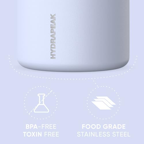 Hydrapeak 25oz Stainless Steel Vacuum Insulated Thermos Food Jar | Kids for Hot and Cold Food, Wide Mouth Leak-Proof Soup Adults, 10 Hours 16 (Iceberg) - color: Iceberg, size: 25 Ounces