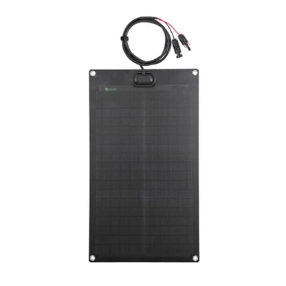 Lensunsolar 30W 12V ETFE Black Flexible Solar Panel, 23.6x13.8in, ETFE Black Thin, Slim Semi-Flexible PERC Mono High Efficiency Solar Cells 12 Volt for Battery Charge Marine RV Campers Boats Tent - size: 30W/23.6in x 13.8in