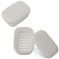 Quatish 2 Pack Travel Soap Containers, Portable Holder with Lid, Camping Gym Travel Case, Beige - color: Beige