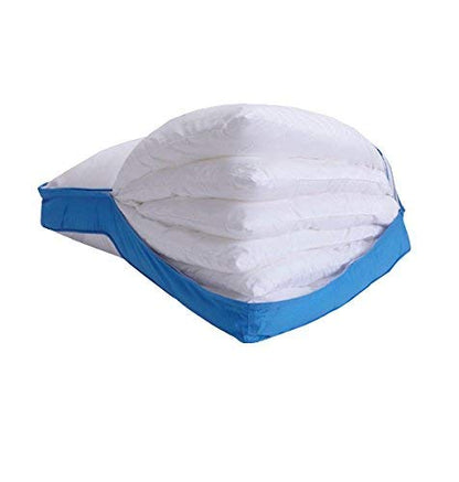 Pancake Pillow The Adjustable Layer Pillow. Custom Fit Your Perfect Pillow Height. King Size Luxury Pillow. - size: King