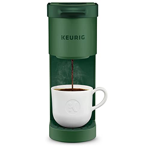 Keurig K-Mini Single Serve K-Cup Pod Coffee Maker, 6 to 12oz Brew size, with Cord Storage, Perfect for Small Spaces, Evergreen - color: Evergreen