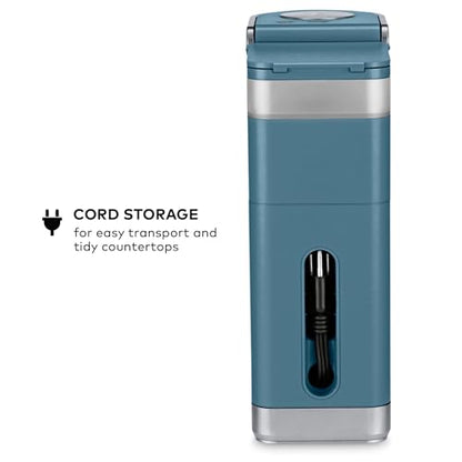 Keurig K-Mini Plus Single Serve K-Cup Pod Coffee Maker, with 6 to 12oz Brew Size, Stores up to 9 K-Cup Pods, Travel Mug Friendly, Evening Teal - color: Evening Teal