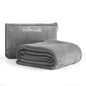 Three Geese 2-in-1 Travel Blanket Blanket and Pillows, Soft Flannel Airplane Throw with Hand Luggage Belt, 65x40inches, Portable Compact Design with Bag, Ideal for Travel Comfort