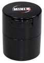 Tightpac Minivac Portable Vacuum Seal Airtight Container – Keeps Coffee Beans, Grounds, Tea, Spices & Herbs Fresh Longer – Travel-Ready, NSF-Certified Food-Grade Storage, 10 to 30 Grams, Black