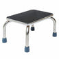 BodyMed Heavy-Duty Foot Step Stool with Non-Slip Rubber Platform for Seniors & Adults – Holds up to 300lbs, 9 ½ in. Step Up, 18”L x 11.5”W x 9.5”H - color: Chrome Without Handle
