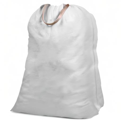 Cotton Canvas Laundry Bag with Handles & Drawstring Straps, Heavy Duty Extra Large Laundry Bags for Laundromat and Household, Washable Travel Dirty Clothes Bag Hamper Liner, 25.5 x 34 Inch, - color: Light Grey