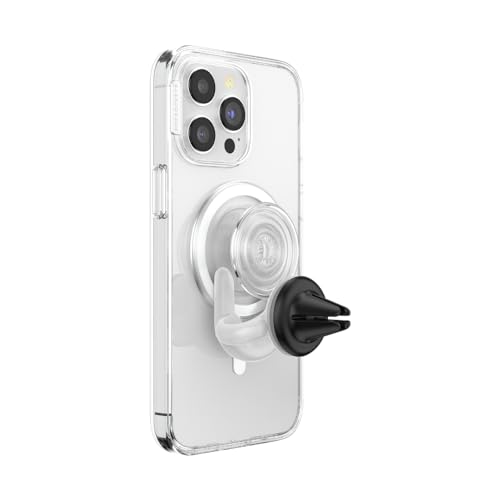 PopSockets Car Phone Mount, Vent Mount - White - color: White