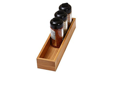 YBM HOME Pack of 12 Kitchen Drawer Organizer Storage Box Made of Bamboo, 3x9x2 Inch 322 - size: 3x9x2 Inch ( Pack of 12 )