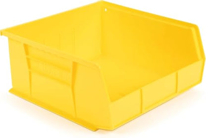HE HUDSON EXCHANGE 11" x 11" x 5" (3 Pack) Plastic Stackable Storage Bin, Yellow - color: Yellow, size: 3 Pack