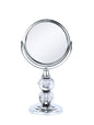 Zahari Home Aroma Magnifying Makeup Mirror with Stand, Double Sided 1X/3X Magnification, 360 Degree Swirl, 6.30 inch Grey - color: Grey, size: 6.3"L x 3.5"W