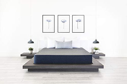 DREAMFOAM Brooklyn Bedding Copperflex Essential 8" Gel Memory Foam Mattress with Stain Protection, Full |Made in Arizona - size: Full 54x75, style: 8" - Firm